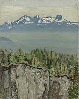 Hildenbrand, Saentis Gaflei, 1937, OelLw, 50 x 40 cm